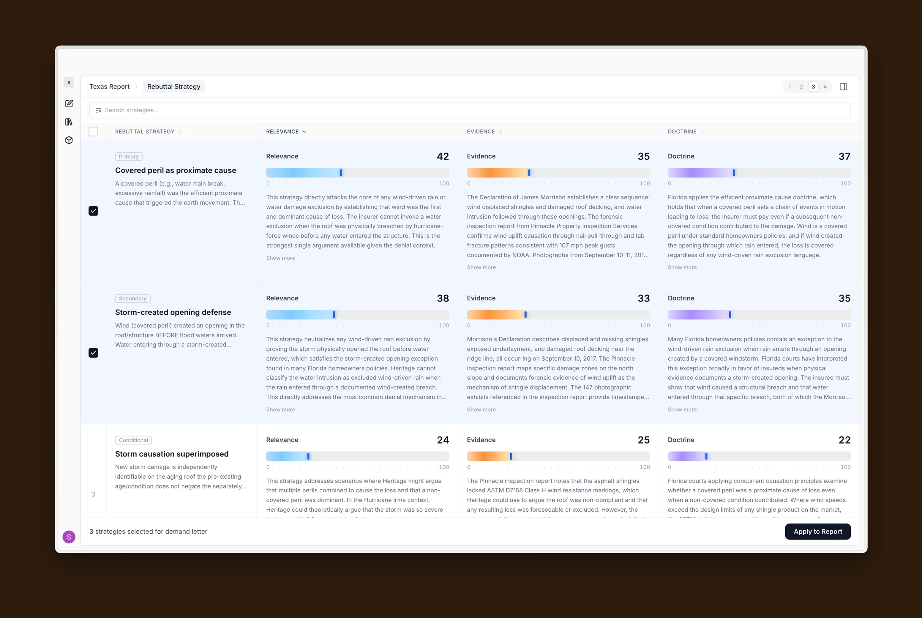Draft demand letters